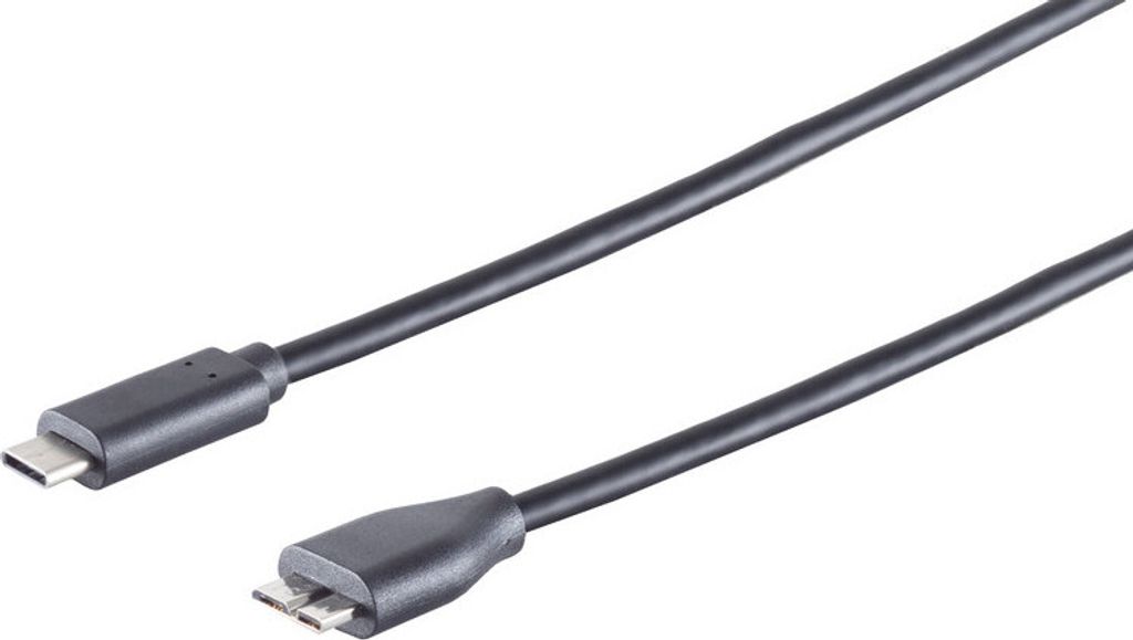 USB Kabel, 3.1 C-Stecker - 3.0 Micro B-St., 1,8m