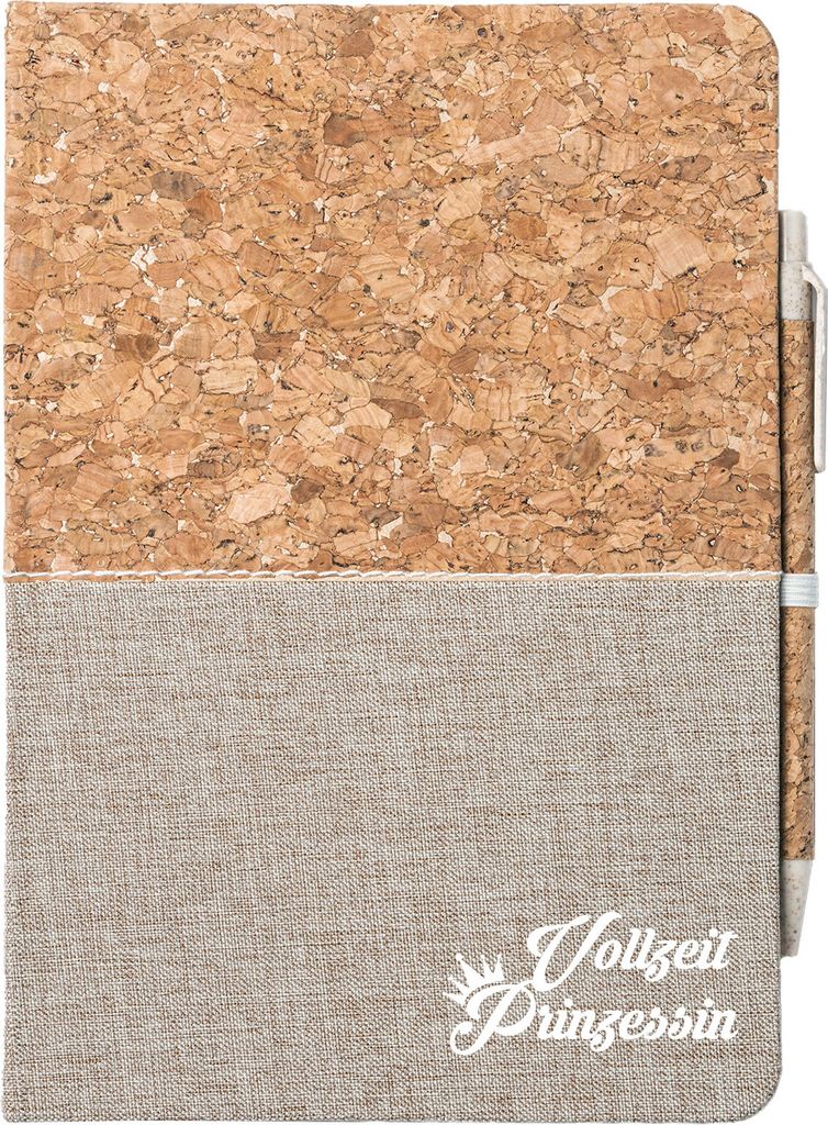 Huuraa Notizbuch A5 Vollzeit Prinzessin Krone 80 Blatt inkl. Kugelschreiber Tagebuch Geschenkidee