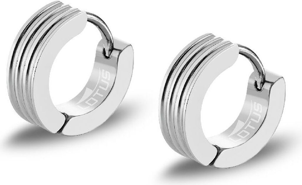 Lotus Style Herren Clapp-Creolen Edelstahl Männer Ohrringe LS2154-4/1