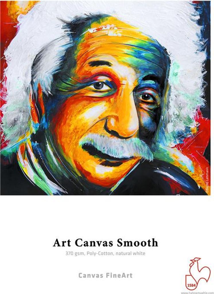 Hahnemühle Art Canvas Smooth Inkjet-Leinwand - 370 g/m² - 60" x 12 m - 1 Rolle