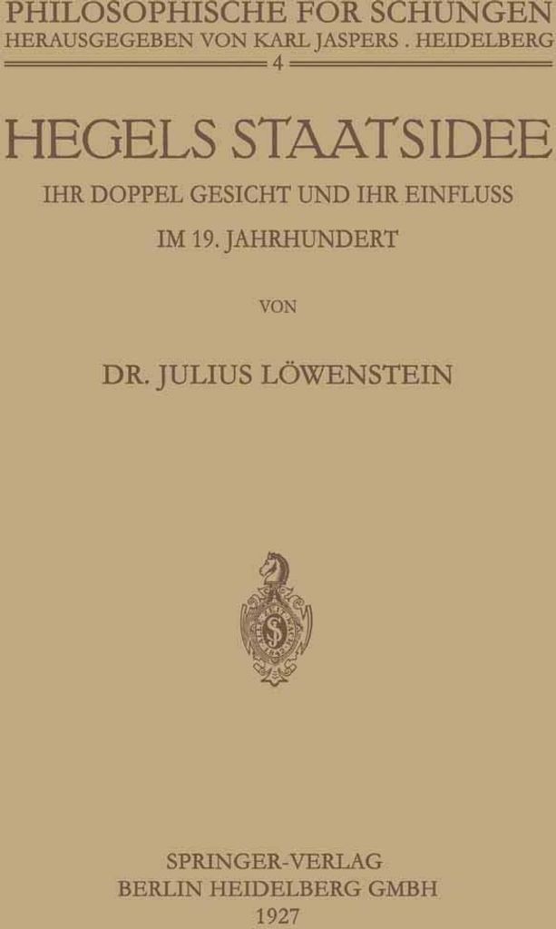 Hegels Staatsidee