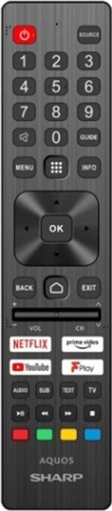 Originale Fernbedienung für Sharp TV SHW/RMC/0137N Produktbild 