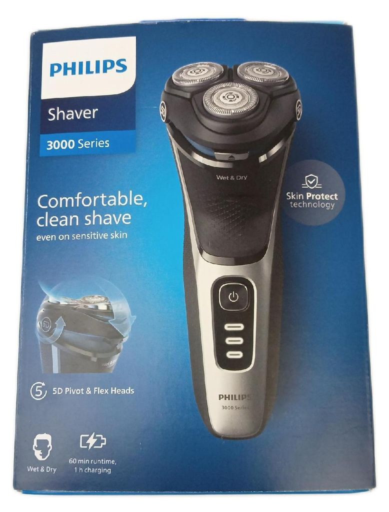 Golarka elektryczna Philips z serii 3000 do golenia na Zdjęcie produktu 