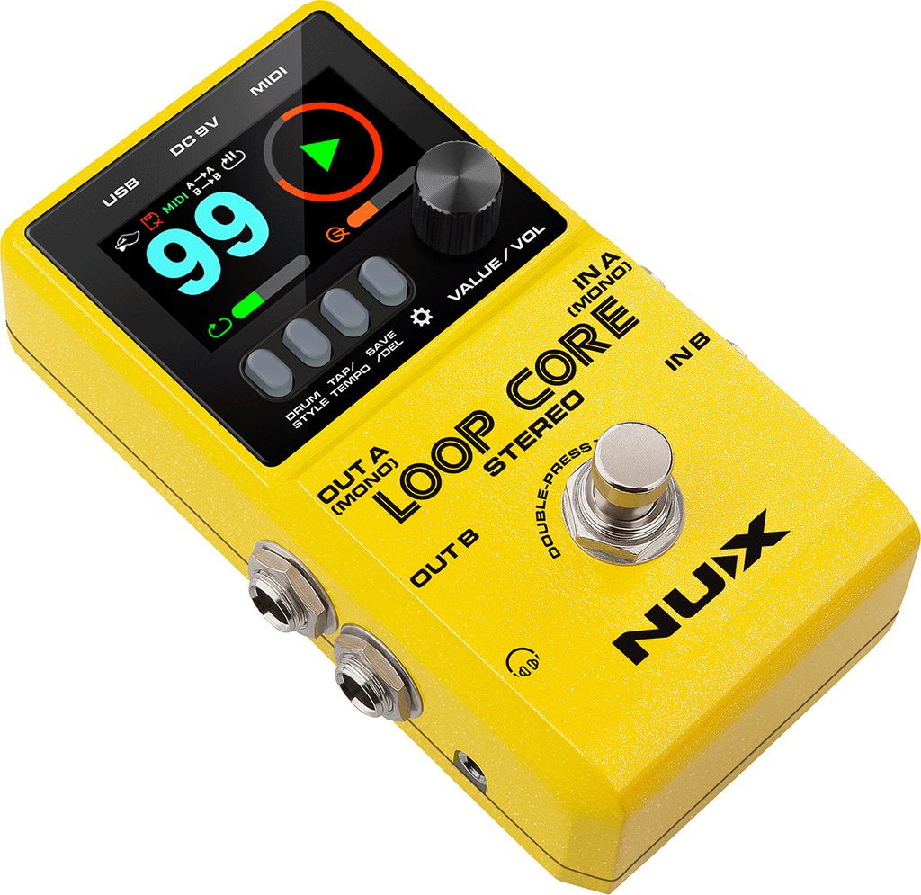 Nux Loop Core Stereo Effektgerät Looper-Pedal