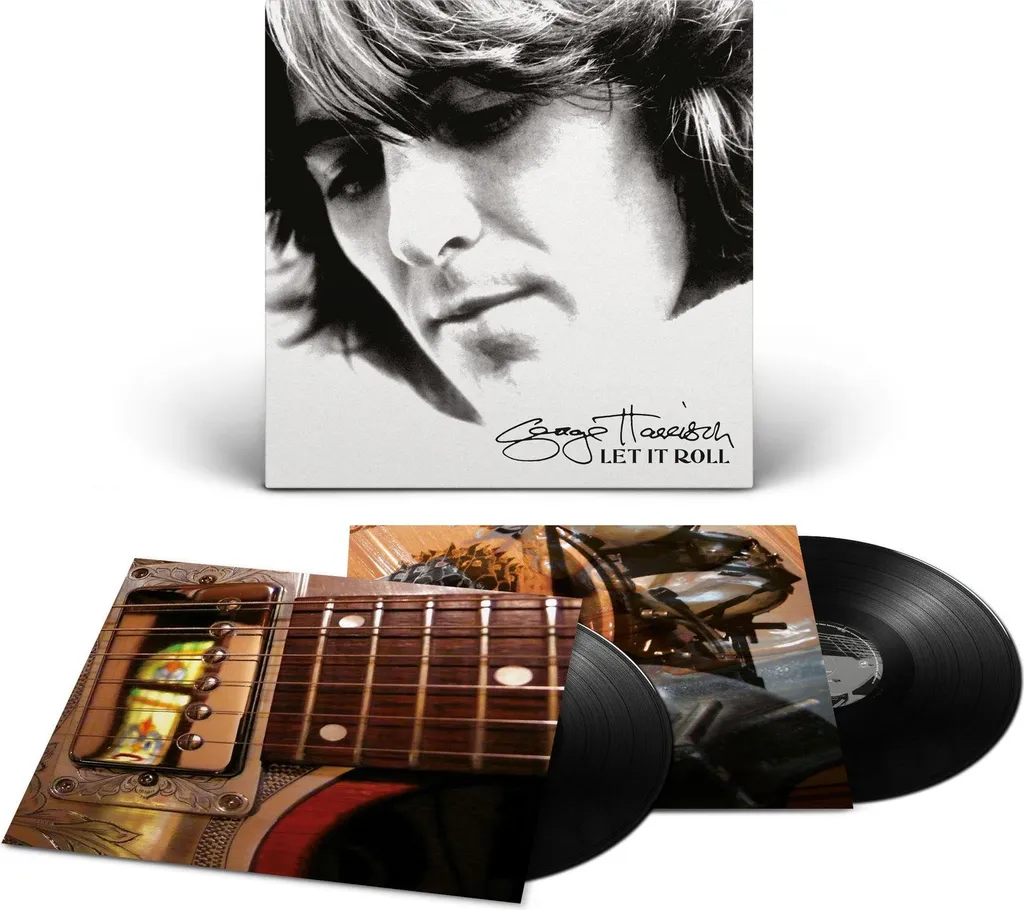 Album vinyle George Harrison Let It Roll double LP pour tourne-disque - 2