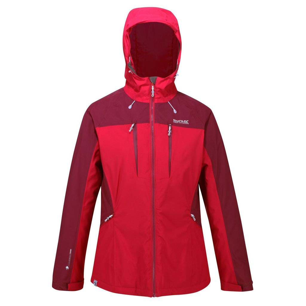 Regatta - "Highton" Steppjacke Wasserfest für Damen RG5367 (38 DE) (Cherryrot/Purpur)