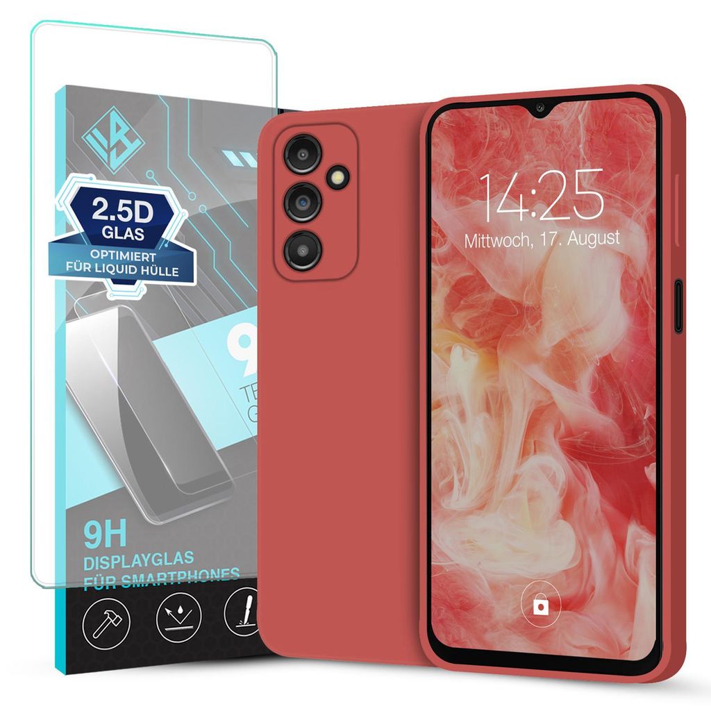 Hülle für Samsung Galaxy A14 5G mit 9H Displayglas Produktbild 