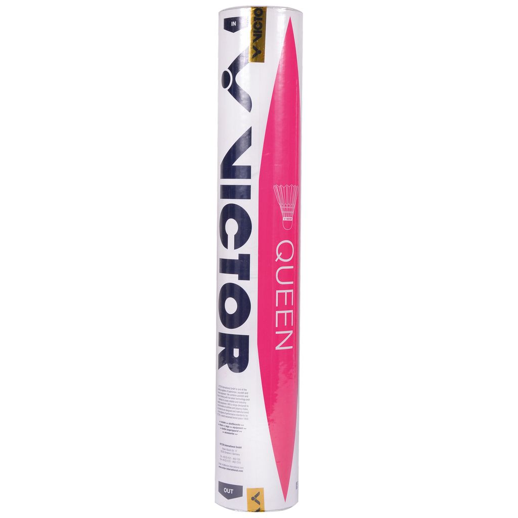VICTOR Badmintonball Naturfederball QUEEN 77 medium, 12er Image du produit 