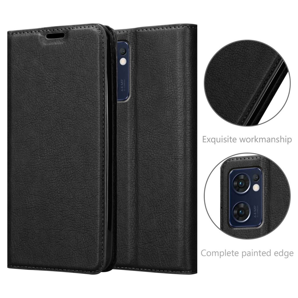 Étui pour Oppo Find X5 Lite (2022) Housse Ceinture Verticale Cuir et Nylon