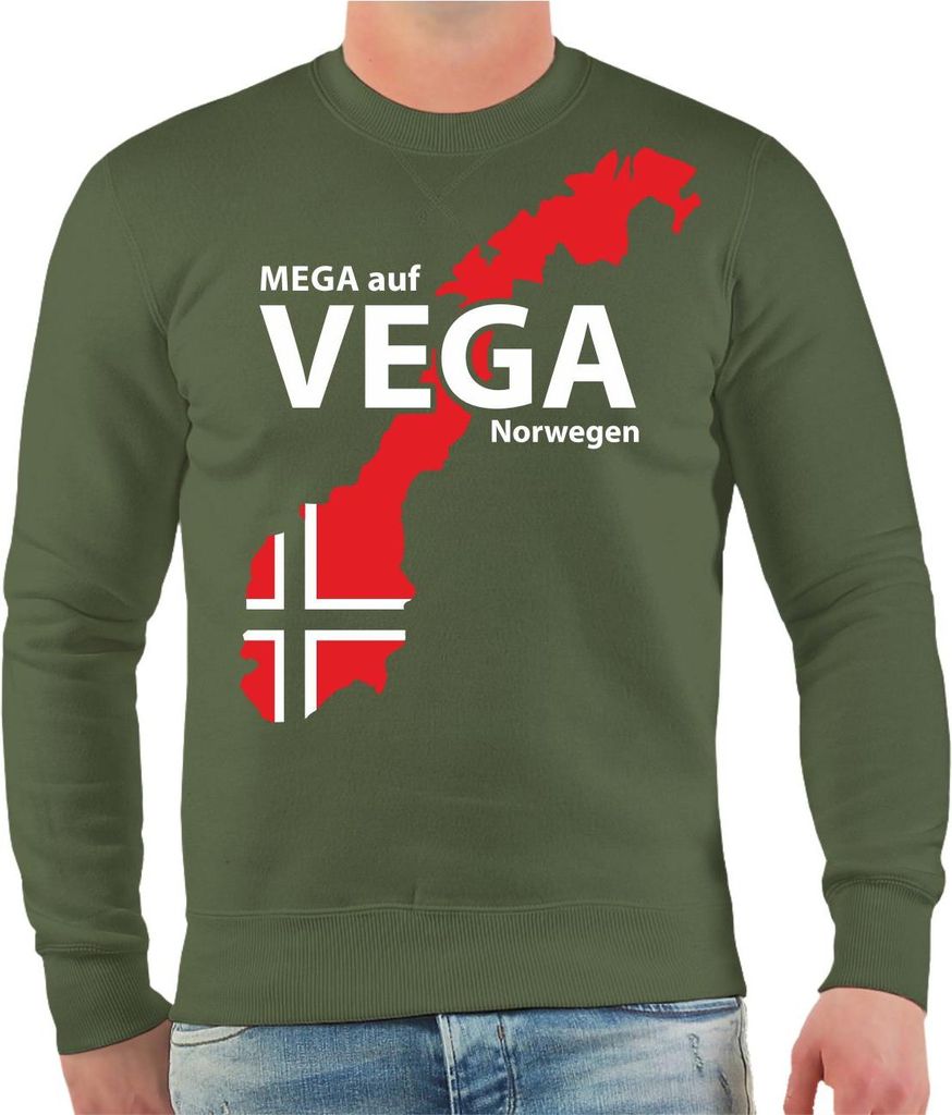 Herren Sweatshirt Norwegen Angelurlaub