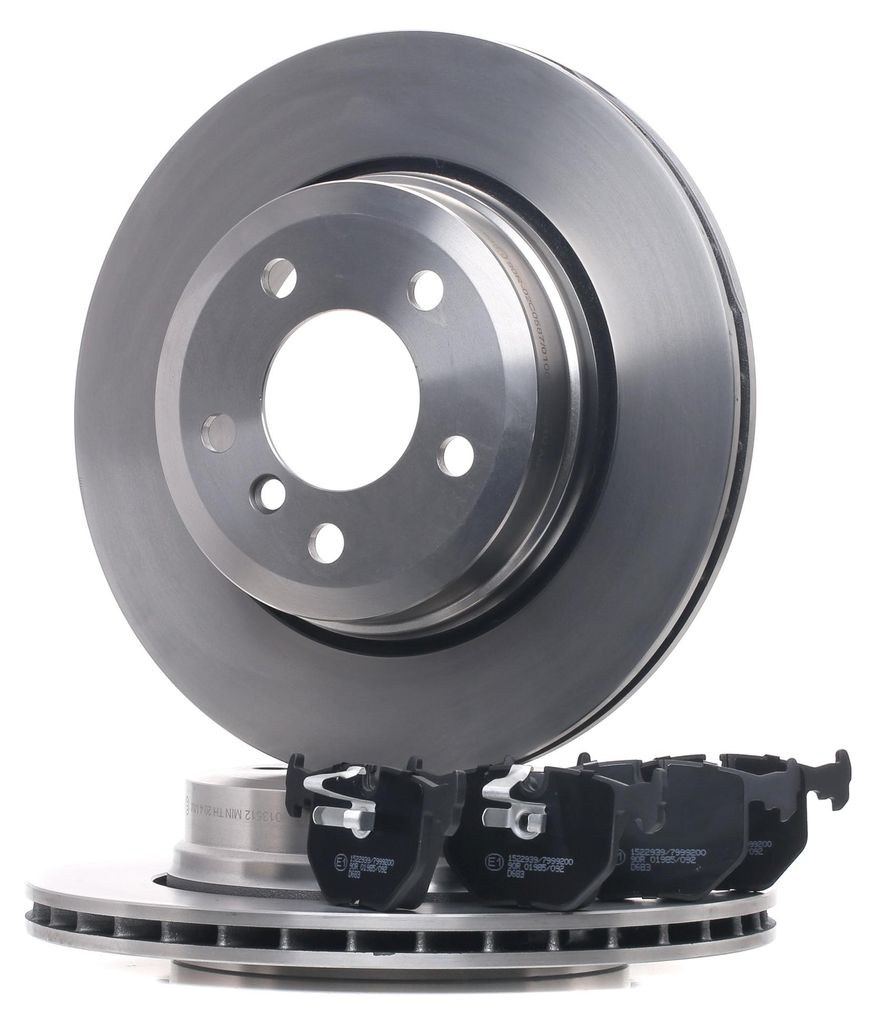 RIDEX Bremsenset Hinten Bremsscheiben Beläge Satz für BMW X3 (E83) 320,0mm