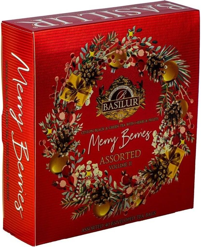Basilur MERRY BERRIES Assorted Vol. II  Tütchen 73 g Produktbild 