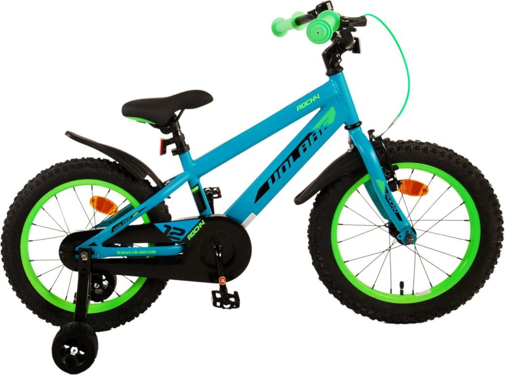 VOLARE bicicletta per bambini Rocky 16 pollici, verde Immagine del prodotto 