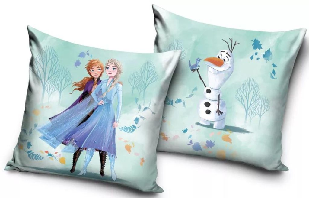 Frozen Dekokissen Anna Elsa und Olaf 40 x 40 cm Produktbild 