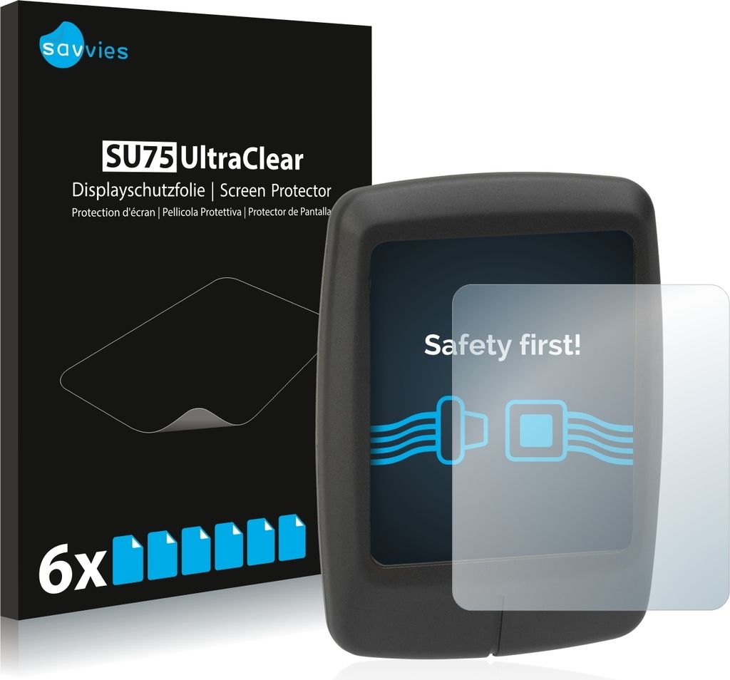 6x Für Specialized Turbo Connect Display Schutzfolie Savvies Displayschutz Display Schutz Folie Klar Transparent