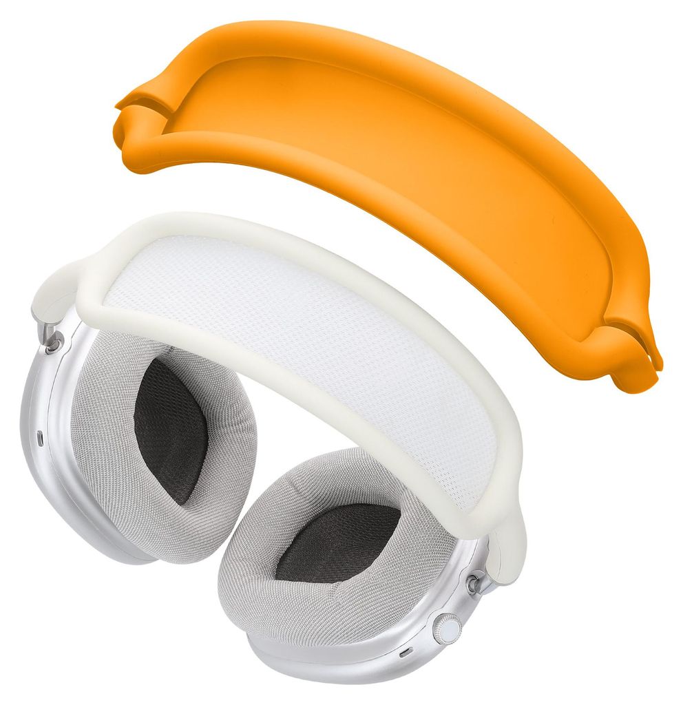 kwmobile Kopfband Abdeckung für Apple AirPods Max / AirPods Max 2 Case - Headband Hülle - Kopfhörer Schutz - Zubehör Orange