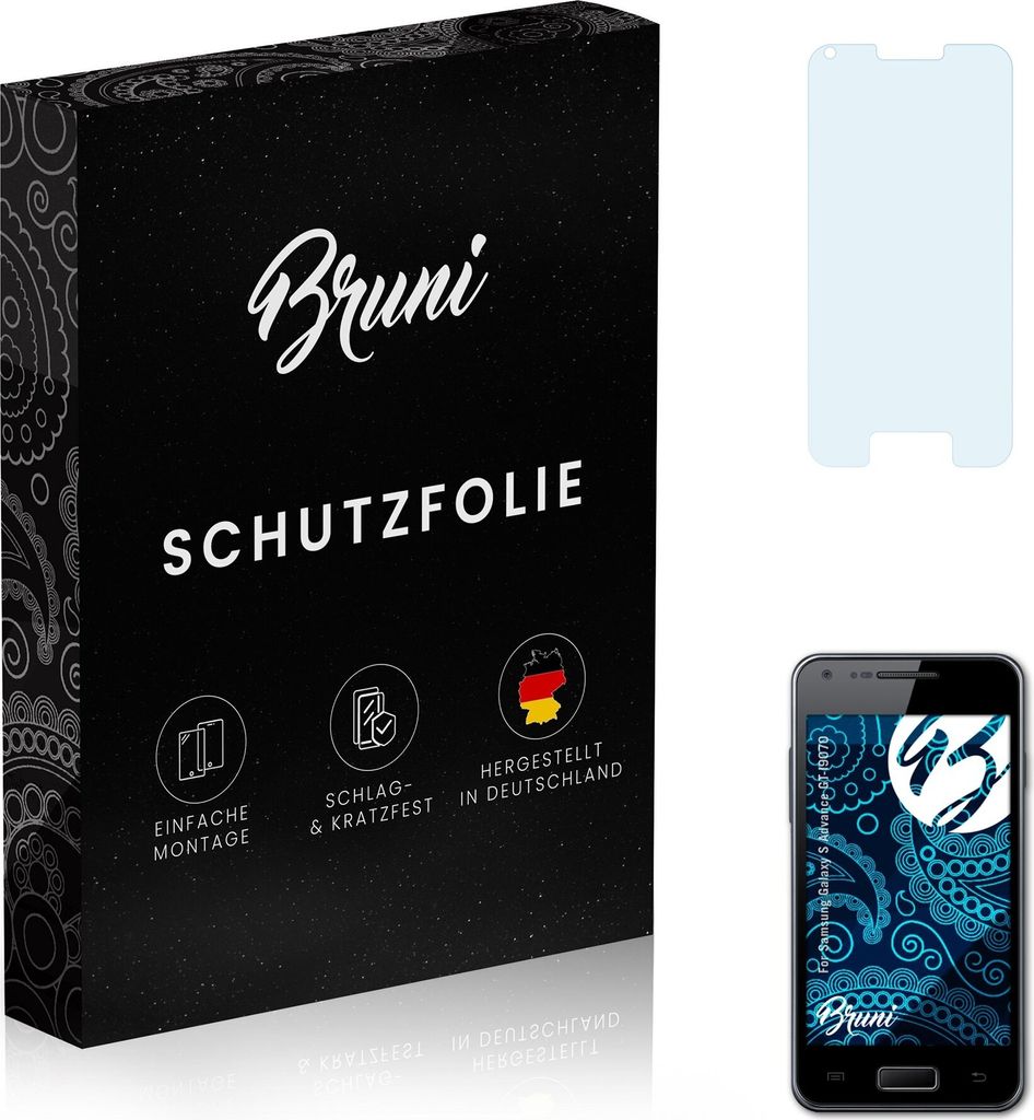 atFoliX 4054274692382, Samsung, Galaxy S Advance GT-I9070, Kratzresistent, Transparent, 2 Stück(e)