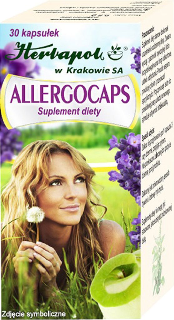 Allergocaps 30 Kapseln. HERBAPOL KRAKAU Produktbild 
