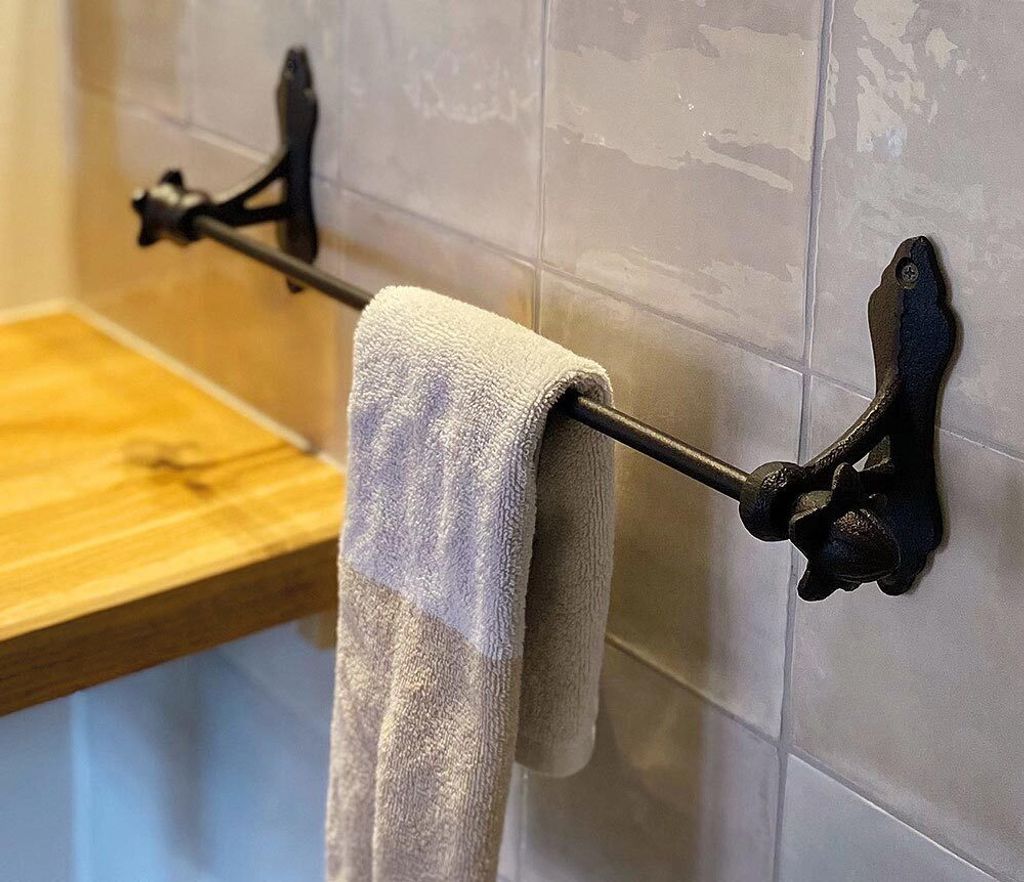 Jojofuny Handtuchring Vintage - Gebürstete Bronze Wandhalterung Für Badezimmer