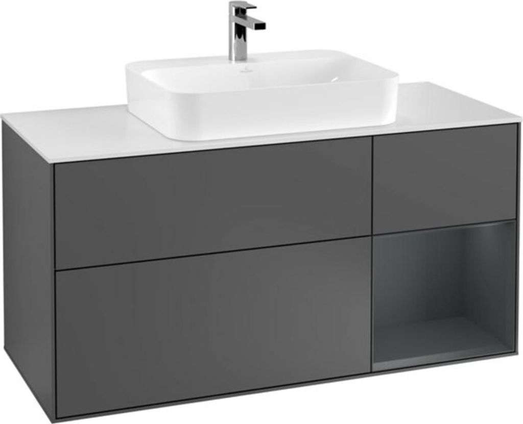 V&B Waschtischunterschrank Finion 120cm, Pl w m, Rg r md b m La, A m