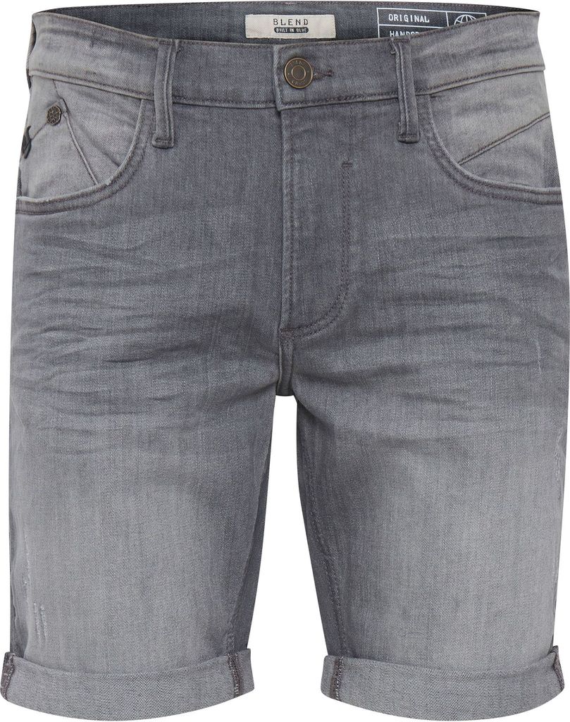 Blend BHGrilitsch Herren Jeans Shorts kurze Denim Hose mit 5-Pocket-Form Baumwollmischung Regular fit