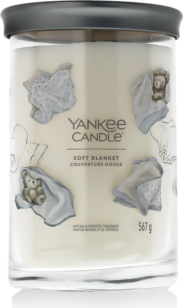 Yankee Candle 1724359E, Zylinder, Weiß, Bernstein, Zitrus, Produktbild 