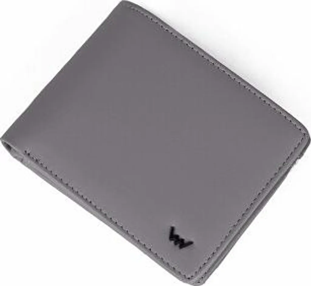 Portefeuille en cuir noir 7479 pour hommes avec multi-compartiments