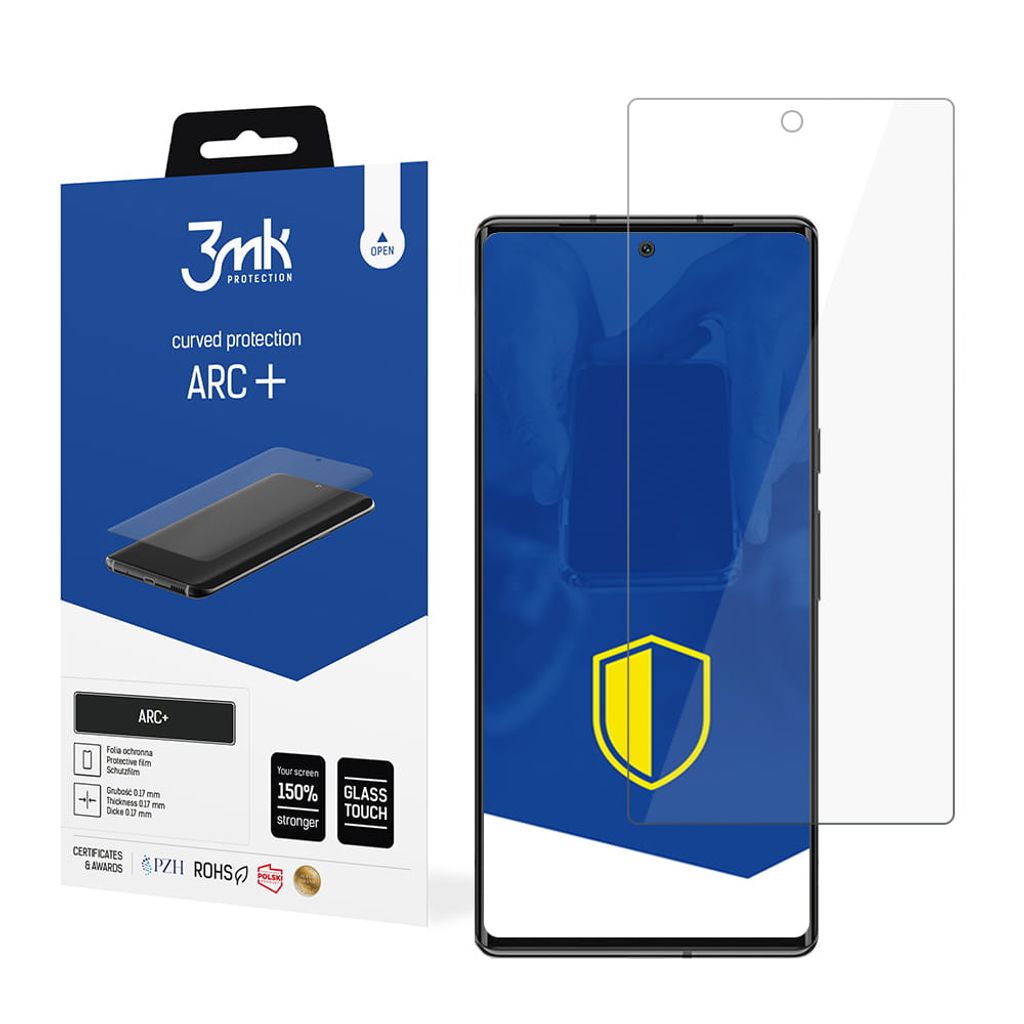 3mk Display Schutzfolie ARC+ für Google Pixel 6 5G 0,17mm Produktbild 