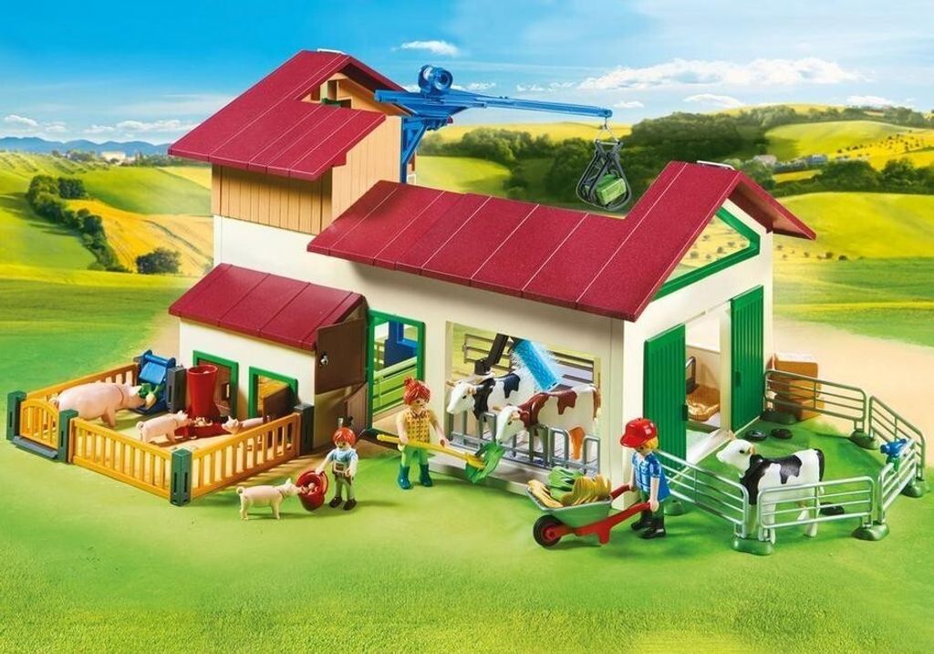 PLAYMOBIL 70132 Bauernhof mit Silo Produktbild 11