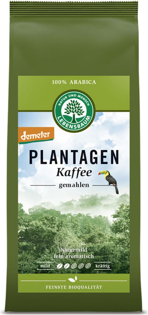 LEBENSBAUM - Plantagen Kaffee, gemahlen - 250g Produktbild 