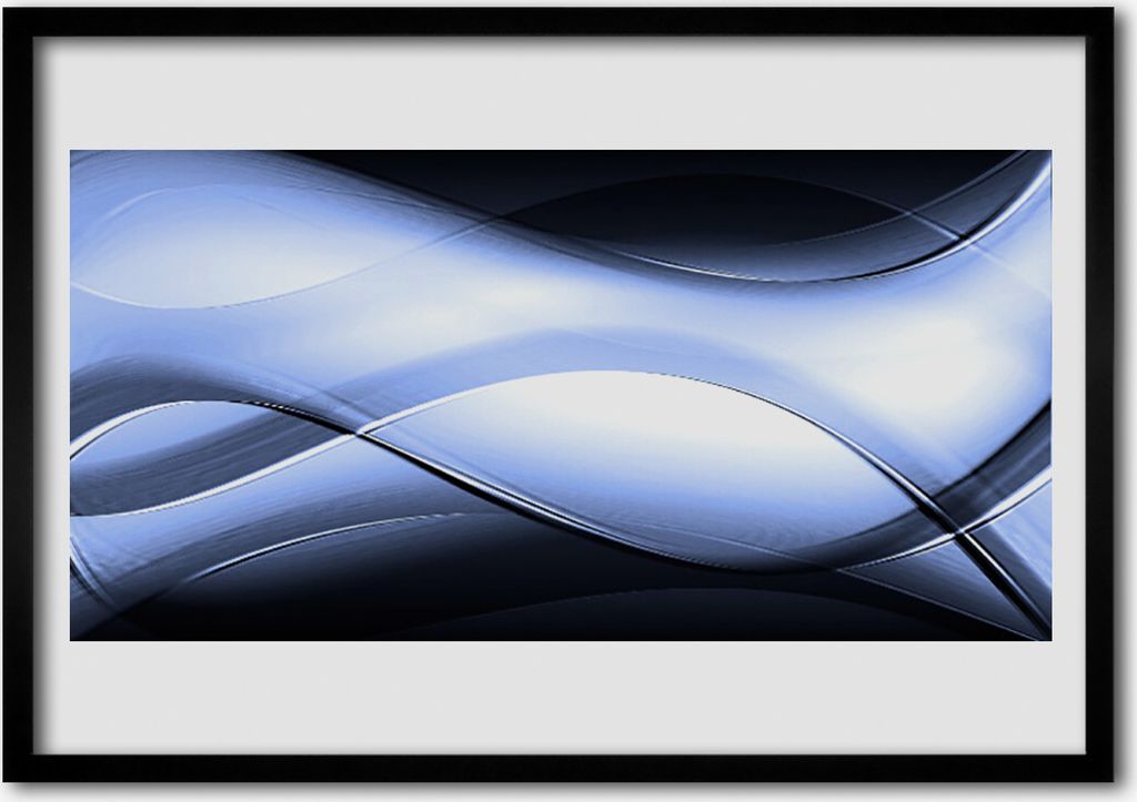 Bild 70x50 MDF-Rahmen Wandkunst Abstraction Graphics