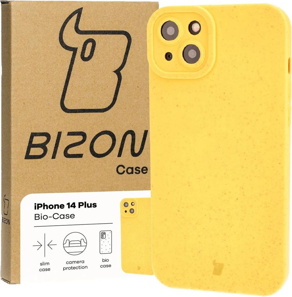 Bizon -Case Apple iPhone 14 Plus gelb