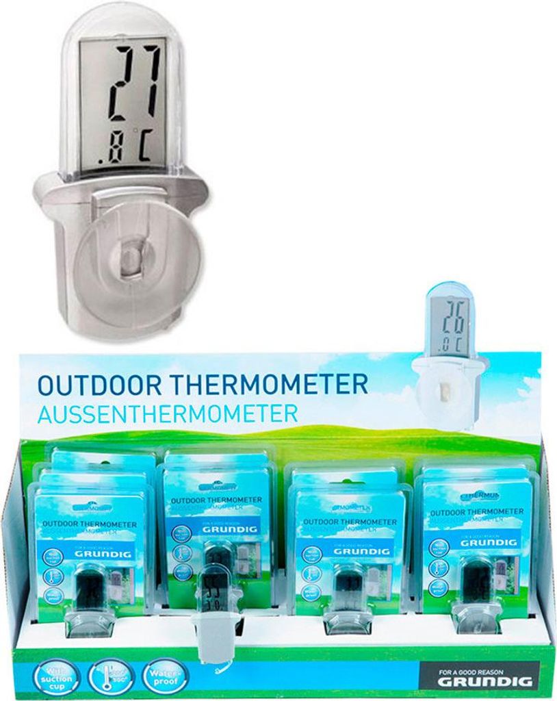 Thermomètre Extérieur Numérique Affichage Précis, Fixation Image du produit 