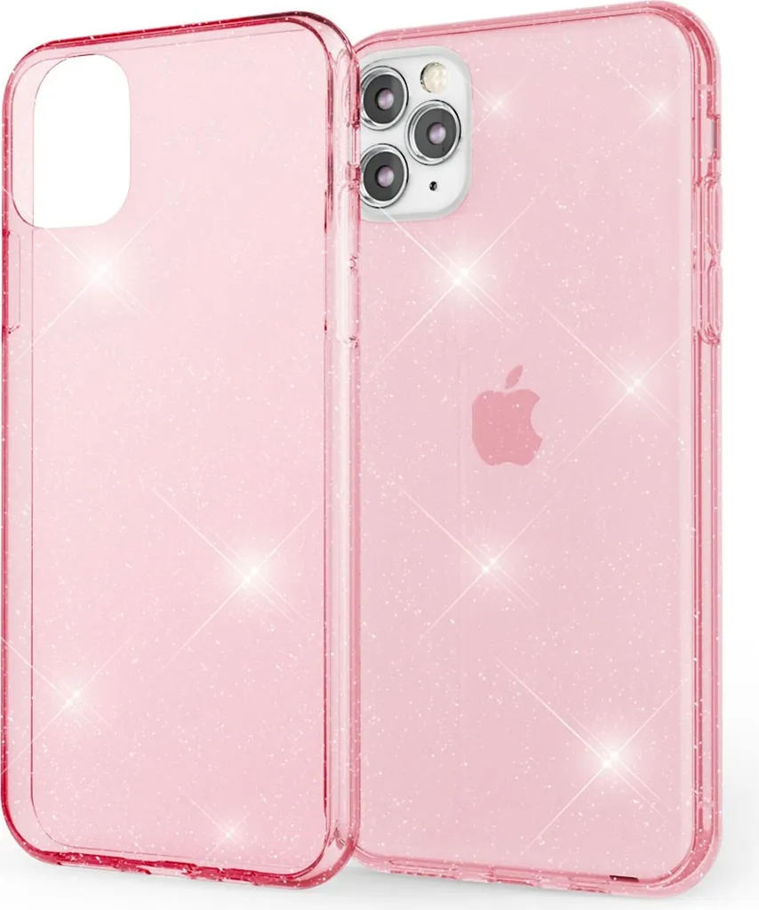 Custodia iPhone 11 Pro NALIA Rosa Glitter - Sottile e Scintillante