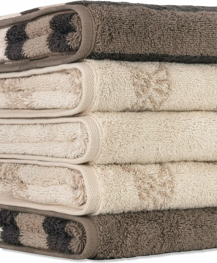 Drap de douche de luxe JOOP! 80x150 cm en coton crème Doubleface - 3