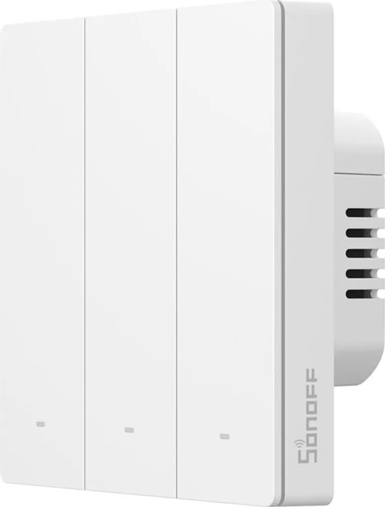 Interrupteur Mural Tactile Zigbee Sonoff 3 Boutons pour Maison Connectée