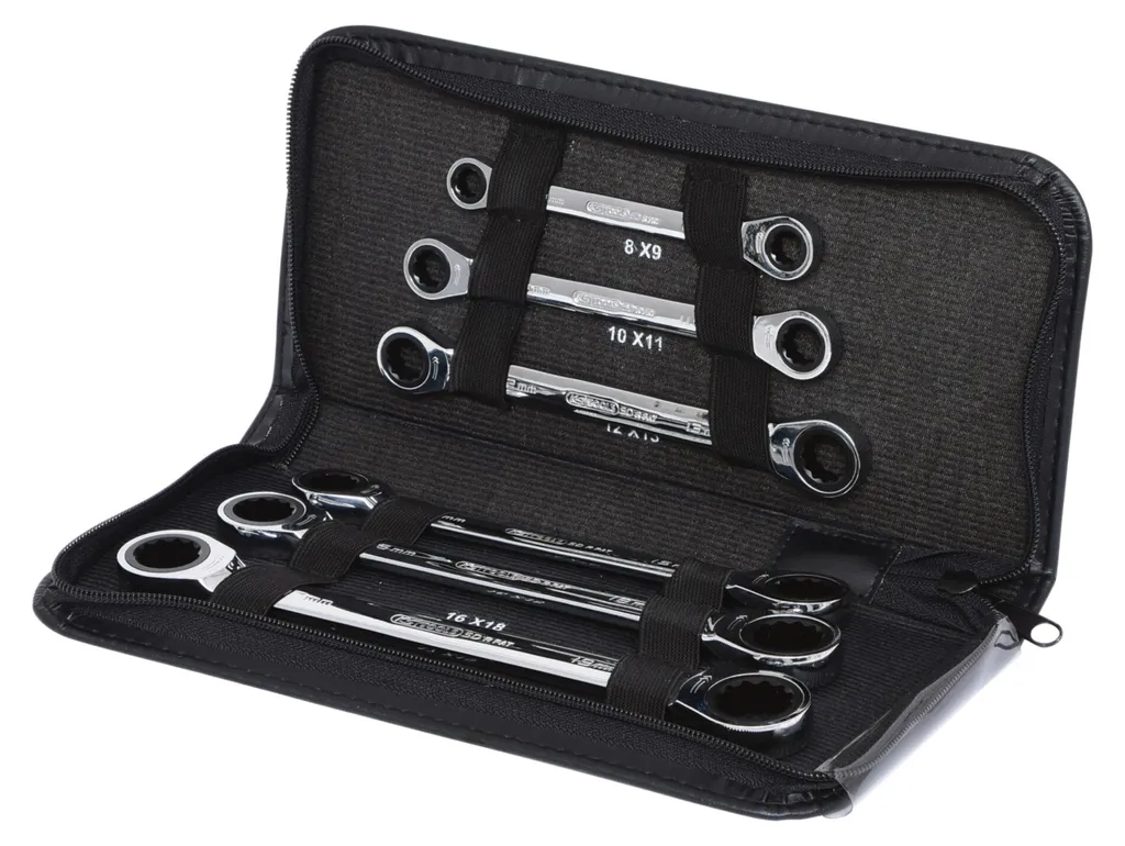 Clés mixtes KS Tools GEAR+ 503.4557 pour débloquer les écrous difficiles