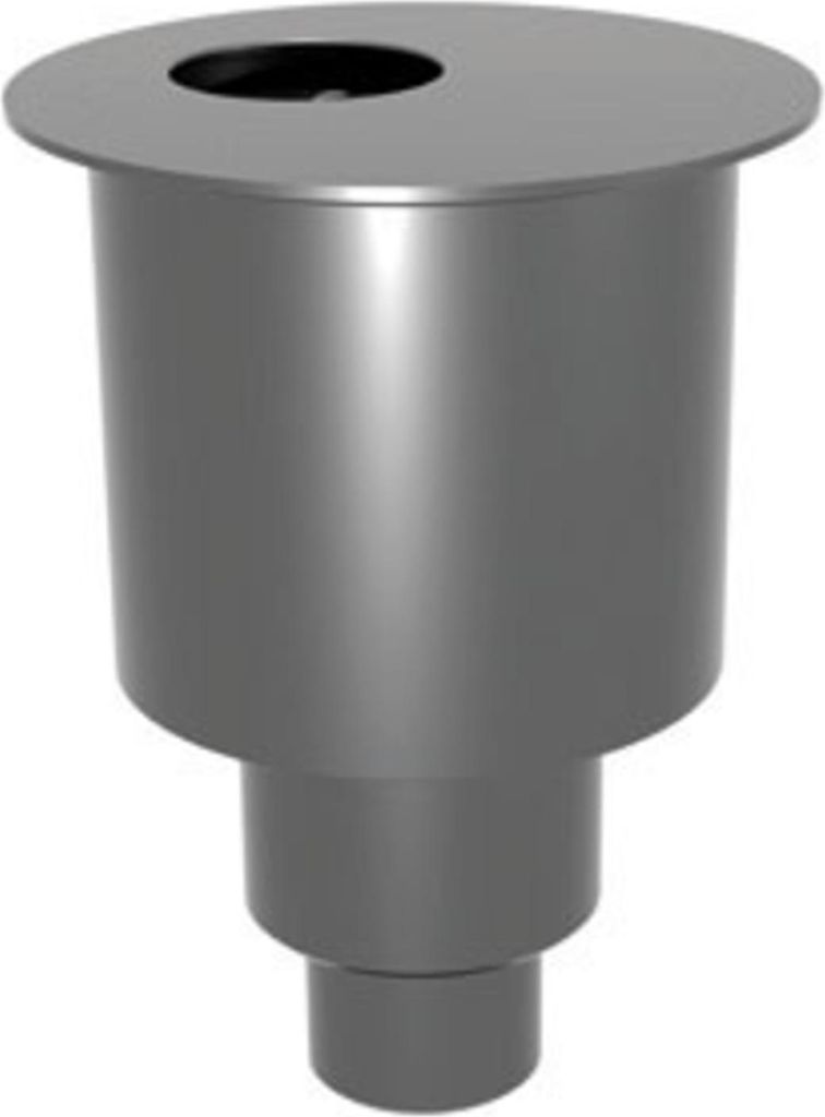 VIGOUR Siphon für individual Duschrinnen V3DRS50SR – senkrechter Rundablauf DN 50, 1 l/s