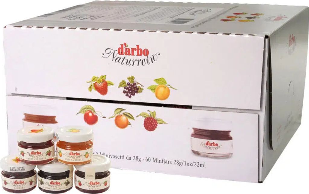 Darbo Konfitüre sortiert 60 x 28 gr. (1.680 gr.) Produktbild 