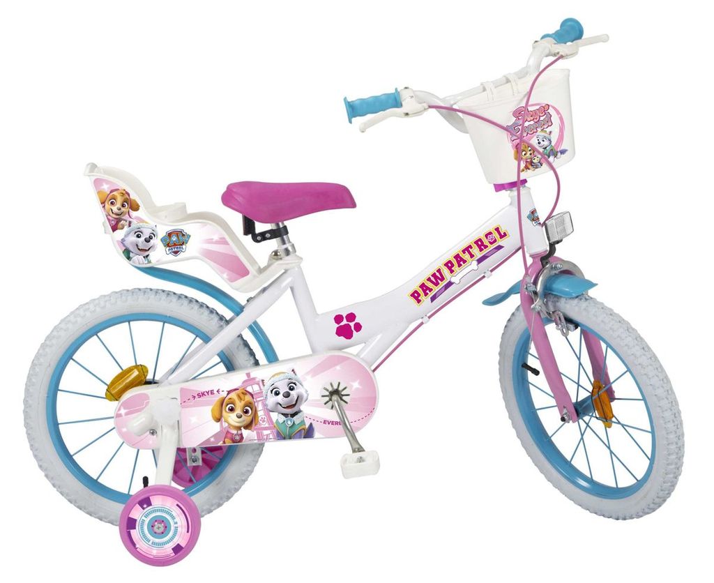 Kinderfahrrad 16 Zoll Fahrrad für Kinder Mädchen Kinderrad Mädchenfahrrad Lila 