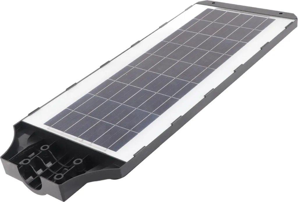 Lampadaire solaire pour parking et cour 200W à détecteur de mouvement