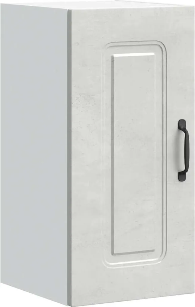 Parete Cucina Kalmar vidaXL Grigio Cemento - Legno Multistrato