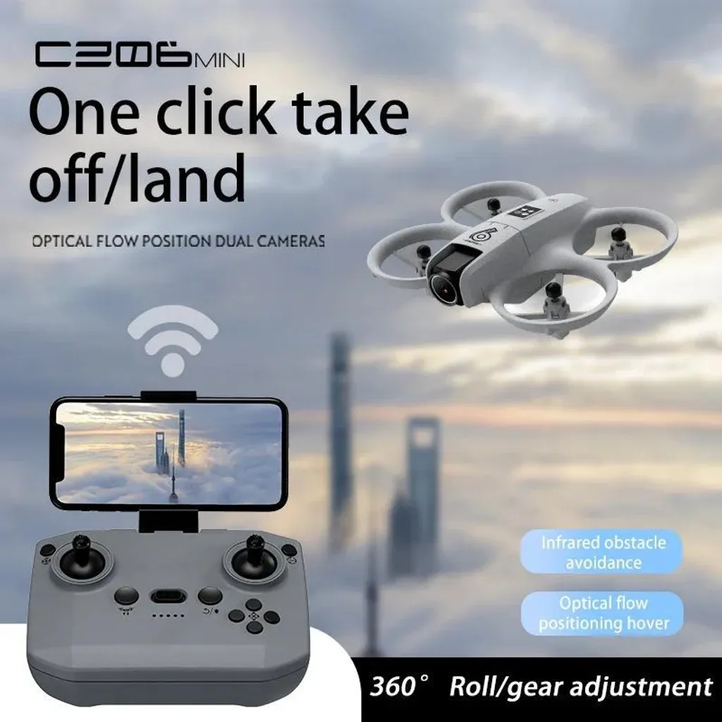 Drone télécommandé compact CZ06 avec caméra et évitement d'obstacles - 5