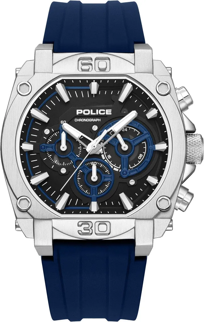 Montre Chronographe Police Norwood PEWGO0092904 Homme en Cuir Noir