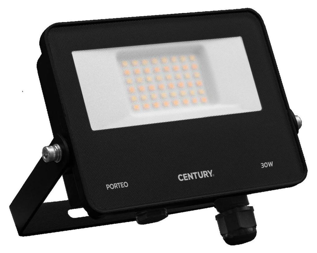 CENTURY LED-Strahler PORTEO schwarz 30W 3000/4000/6500K IP65