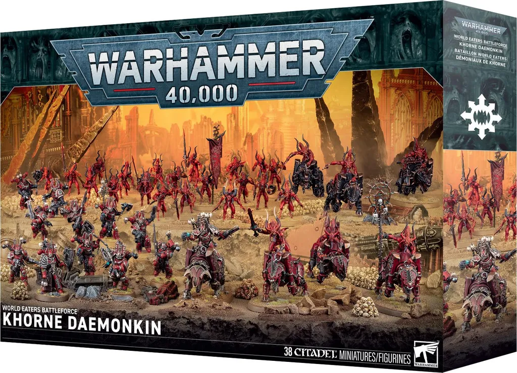 Boîte d'armée World Eaters Khorne Daemonkin Warhammer 40k 38 pièces