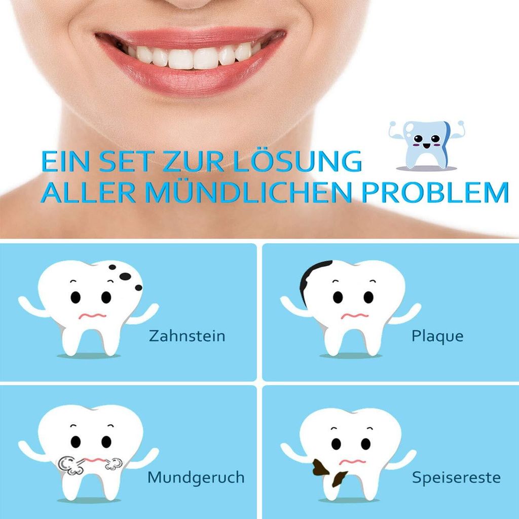 8er Zahnsteinentferner Zahnpflege Set Dental Set Produktbild 5