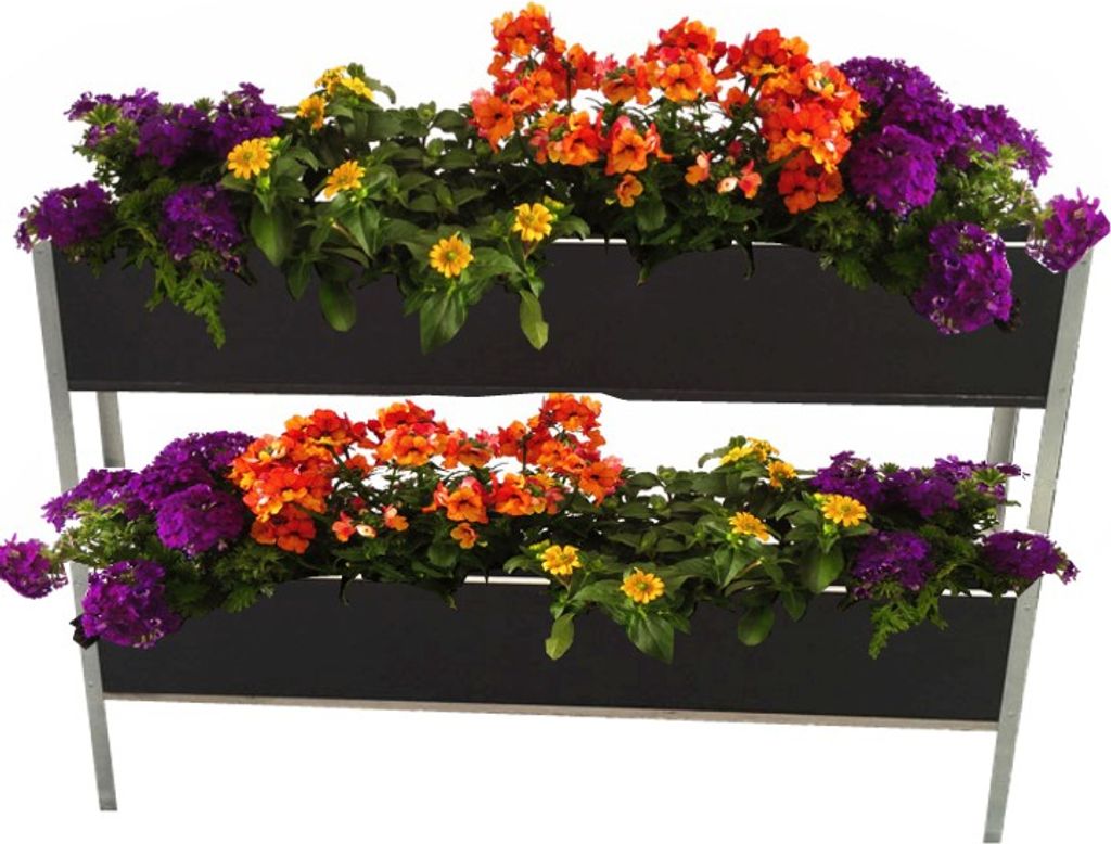 Doppeltes Hochbeet Pflanzkasten Tischbeet Pflanzbeet Blumenbeet Kräuterbeet