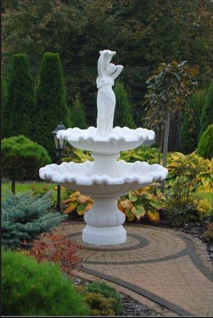 Zierbrunnen Springbrunnen Brunnen Garten Dekoration Fontaine Teich GRECO NOEMI