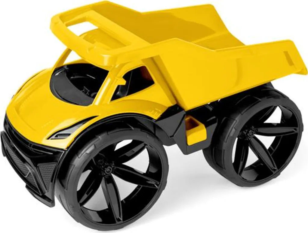 Grand Camion Benne Jouet Wader Maximus Jaune pour Sable et Jardin